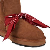 Sheepskin Fashion Sharky Mini Bandana W13199 - Женские полусапоги из овчины (угги) EMU Australia, коричневые Sheepskin Fashion Sharky Mini Bandana W13199 - Женские полусапоги из овчины (угги) EMU Australia, коричневые