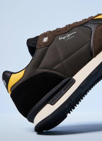 Мужские кроссовки Pepe Jeans London BRITT MAN URBAN PMS30754, хаки Мужские кроссовки Pepe Jeans London BRITT MAN URBAN PMS30754, хаки