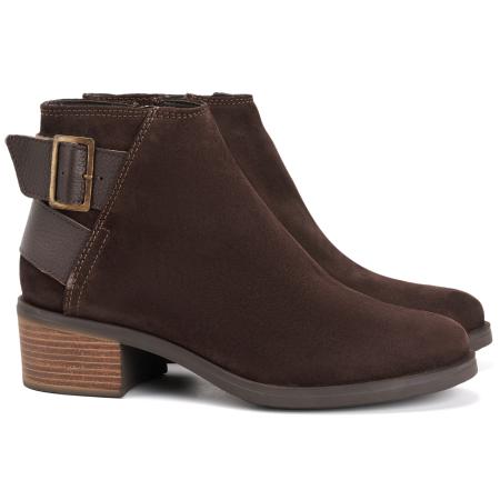 Женские полусапоги Clarks Memi Buckle 26168147, коричневые