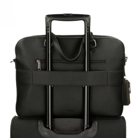 Женский портфель Pepe Jeans Bags BOLSO PORTAORD. 2C. PJL PIERE NEGRO 71960-AW22, черный