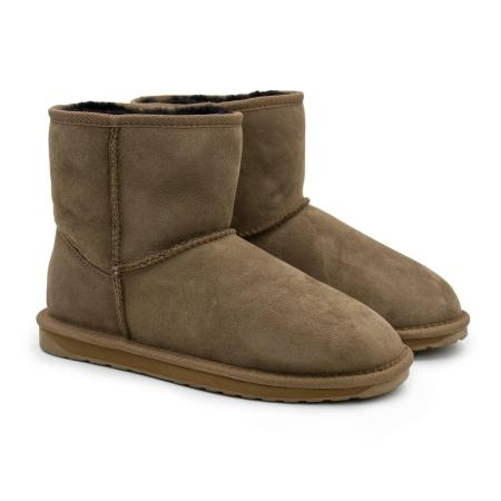 Женские полусапоги из овчины (угги) EMU Australia Stinger Mini W10003, коричневые
