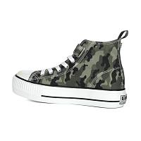 KAYA MID B50-3724C-02 - Детские высокие кеды British Knights, зеленые KAYA MID B50-3724C-02 - Детские высокие кеды British Knights, зеленые