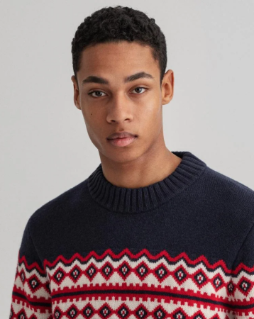 HOLIDAY FAIR ISLE C-NECK 8060016