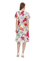 HUMMING FLORAL POPOVER DRESS 4503140 - HUMMING FLORAL POPOVER DRESS 4503140
