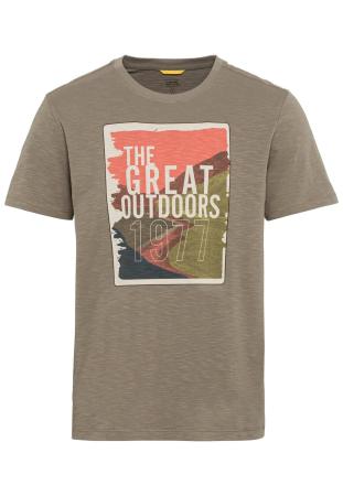 Мужская футболка Camel Active T-Shirt mit Print 409745-1T32, хаки