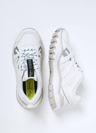Женские кроссовки Pepe Jeans London BANKSY TRECK W PLS31346, белые
