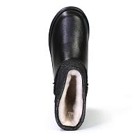 Sparkle Trigg K12363 - Детские полусапоги из овчины (угги) EMU Australia, черные