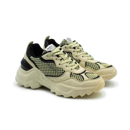 Женские кроссовки Pepe Jeans London ECCLES SAND PLS31228, песочные Женские кроссовки Pepe Jeans London ECCLES SAND PLS31228, песочные