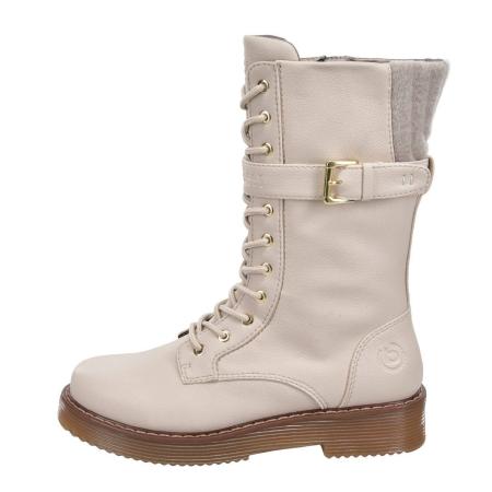 Женские высокие ботинки Bugatti Neria 4315495F-5069, бежевые