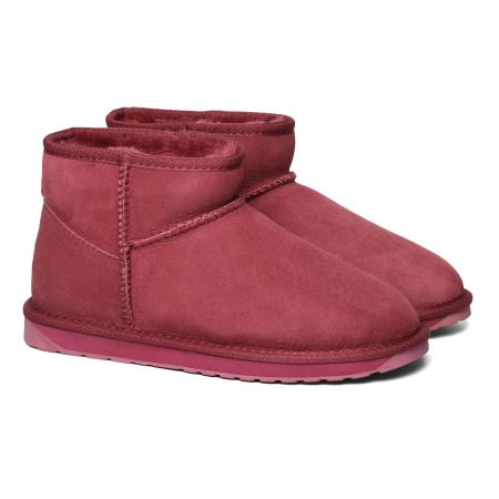 Женские ботинки из овчины (угги) EMU Australia Stinger Micro W10937 (жен. полусапоги из овчины (у W10937, розовые