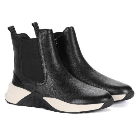 Женские челси CARMELA LEATHER LADIES ANKLE BOOTS 160141, черные