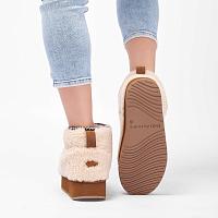 Stingers Stinger Micro Flatform Teddy W13187 - Женские полусапоги из овчины (угги) EMU Australia, белые