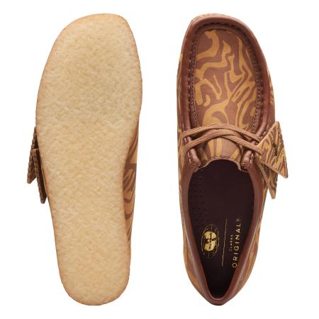 Женские полуботинки Clarks WallabeeWW Lo. 26147063, коричневые Женские полуботинки Clarks WallabeeWW Lo. 26147063, коричневые