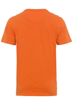 Мужская футболка Camel Active Henley 409775-1T04, оранжевая