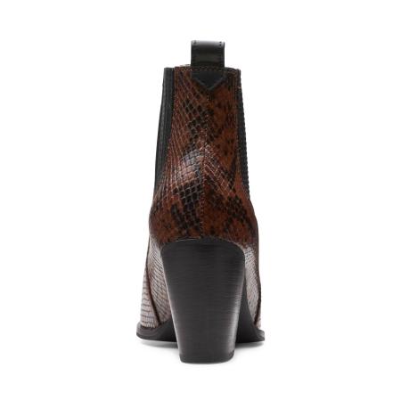Женские ботильоны Clarks West Lo 26151465, коричневые