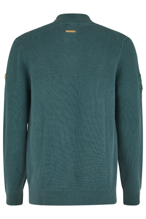 Мужской джемпер Camel Active Knit 1/1 Troyer 409585-8K12, серый