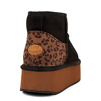 Stingers Stinger Micro Flatform W13301 - Женские полусапоги из овчины (угги) EMU Australia, черные Stingers Stinger Micro Flatform W13301 - Женские полусапоги из овчины (угги) EMU Australia, черные