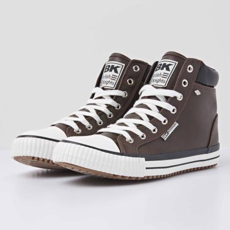 Мужские высокие кеды British Knights CEDER B48-3725-03, коричневые