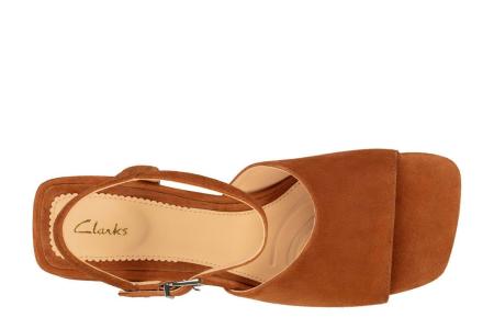 Женские босоножки Clarks Sheer65 Block 26159696, коричневые
