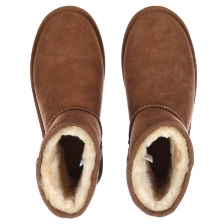 Женские полусапоги из овчины (угги) EMU Australia Stinger Mini W10003, коричневые