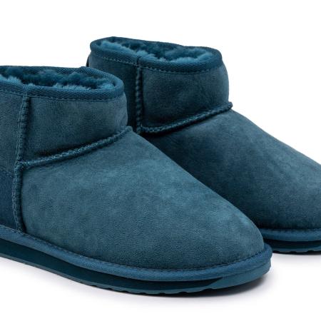 Женские ботинки из овчины (угги) EMU Australia Stinger Micro W10937 (жен. полусапоги из овчины (у W10937, синие