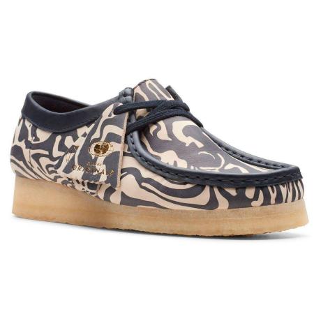 Женские полуботинки Clarks WallabeeWW Lo. 26147062, синие