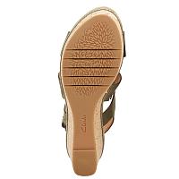 Elleri Rae 26171446 - Женские босоножки Clarks, хаки Elleri Rae 26171446 - Женские босоножки Clarks, хаки