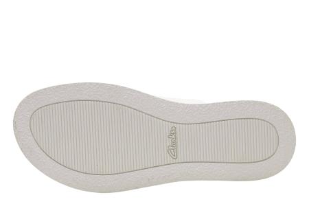 Женские сандалии Clarks Botanic Lily 26131962, белые Женские сандалии Clarks Botanic Lily 26131962, белые