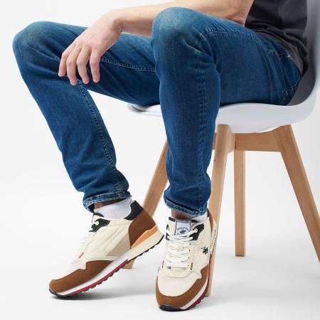 Мужские кроссовки Beverly Hills Polo Club KING POWER MIX BHM513105, бежевые