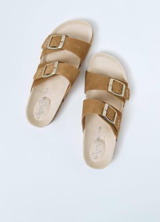 Женские сланцы Pepe Jeans London OBAN BASIC s_PLS90564, коричневые