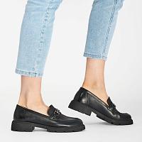  44412193-1000 - Женские лоферы Bugatti, чёрные