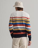 MULTI COLORED STRIPED C-NECK 8040080 - MULTI COLORED STRIPED C-NECK 8040080