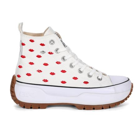 Женские высокие кеды British Knights KAYA MID FLY B51-3714-03, белые