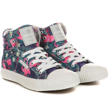 Женские высокие кеды British Knights DEE B43-3730-04, принт Женские высокие кеды British Knights DEE B43-3730-04, принт