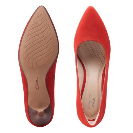 Женские туфли-лодочки Clarks Linvale Jerica 26146787, красные