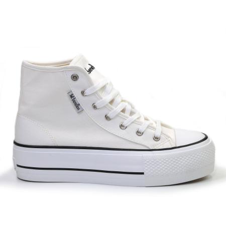 Женские высокие кеды United Colors of Benetton LIGHIGH CVS BTW310300, белые