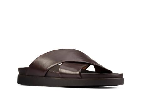 Мужские сланцы Clarks Sunder Cross 26157372, коричневые