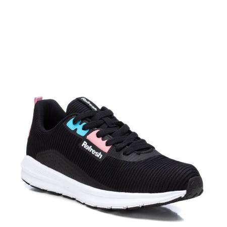 Женские кроссовки REFRESH TEXTILE LADIES SHOES 79085, черные Женские кроссовки REFRESH TEXTILE LADIES SHOES 79085, черные