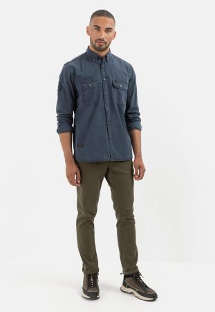 Мужская рубашка Camel Active Longsleeve Shirt 409118-8S18, синяя