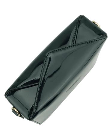 Женская сумка кросс-боди Maison Pourchet Cassetta Vernis 86001, зеленая