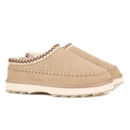 Женские уличные тапочки EMU Australia Slipper Sharky Adventure Scuff W13239, песочные