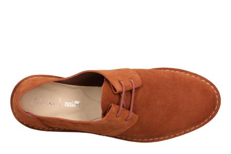 Женские полуботинки Clarks Erin Weave 26139433, оранжевые Женские полуботинки Clarks Erin Weave 26139433, оранжевые