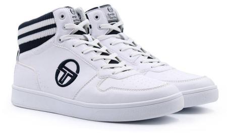 Мужские высокие кеды Sergio Tacchini Retro Basket STM124060, белые