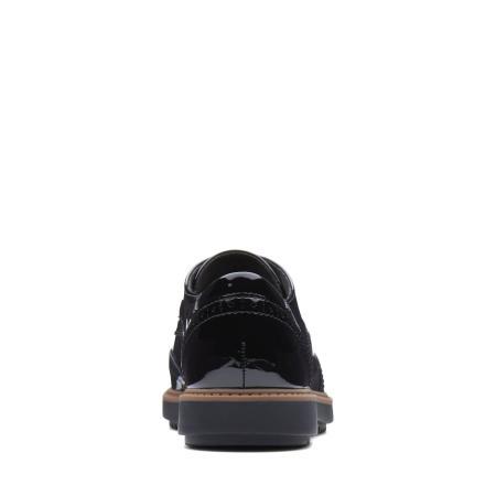 Женские оксфорды брогированные Clarks Raisie Hilde 26136343, черные Женские оксфорды брогированные Clarks Raisie Hilde 26136343, черные
