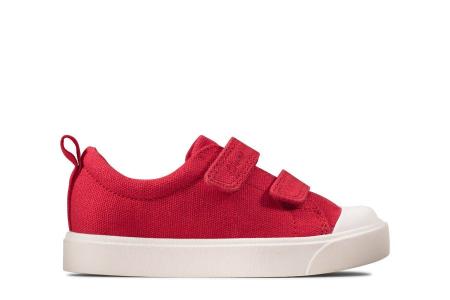 Детские кеды Clarks City Bright T 26149092, красные