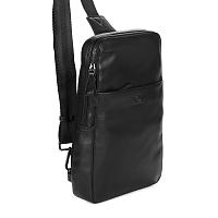 LEATHER HAND BAG RF43182 - Мужская сумка слинг Royalfinch, черная LEATHER HAND BAG RF43182 - Мужская сумка слинг Royalfinch, черная