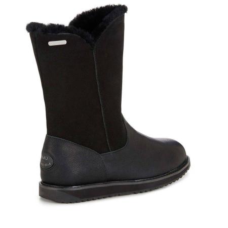 Женские полусапоги EMU Australia Latrobe W12168, черные Женские полусапоги EMU Australia Latrobe W12168, черные