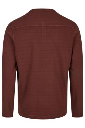 Мужской джемпер Camel Active Henley 1/1 Arm 409675-8T11, бордовый