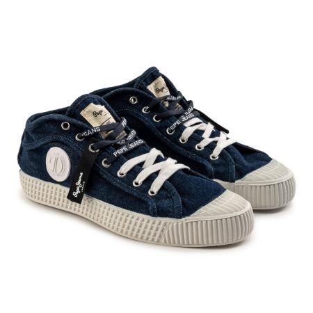 Мужские кеды Pepe Jeans London IN-G DENIM MAN PMS30545, синие Мужские кеды Pepe Jeans London IN-G DENIM MAN PMS30545, синие