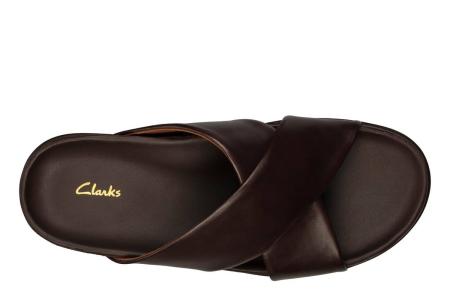 Мужские сланцы Clarks Sunder Cross 26157372, коричневые